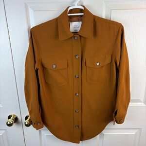 Wilfred The Ganna Button Front Shirt Shacket